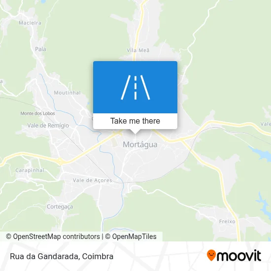 Rua da Gandarada map