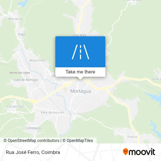 Rua José Ferro map