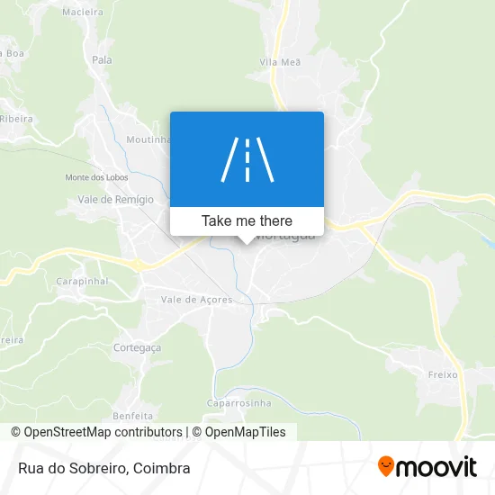 Rua do Sobreiro map