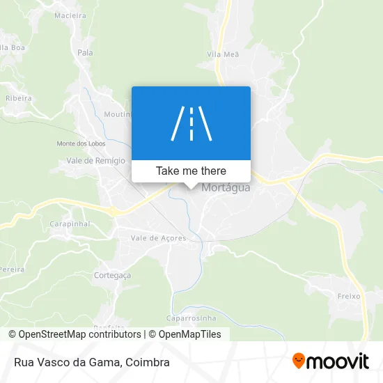 Rua Vasco da Gama map