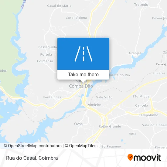 Rua do Casal map
