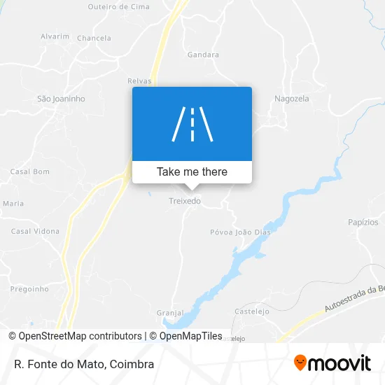 R. Fonte do Mato map