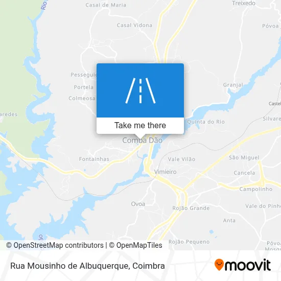 Rua Mousinho de Albuquerque map