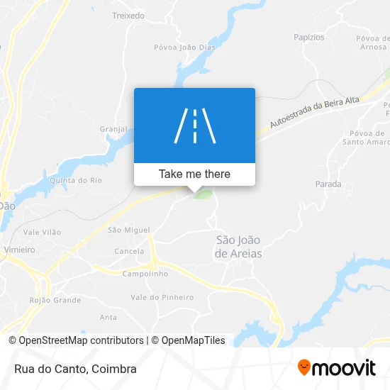 Rua do Canto map