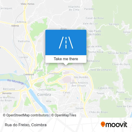 Rua do Freixo map