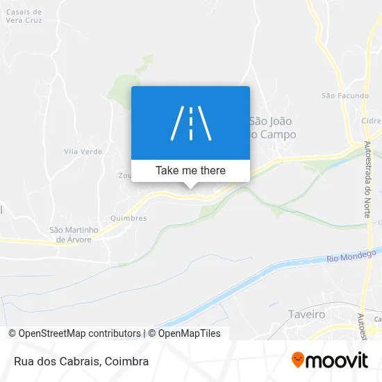 Rua dos Cabrais map