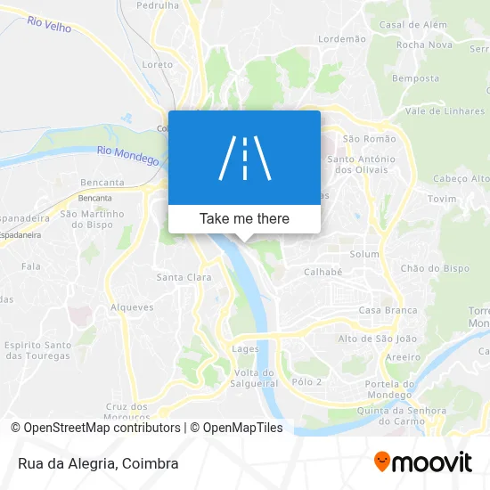 Rua da Alegria map