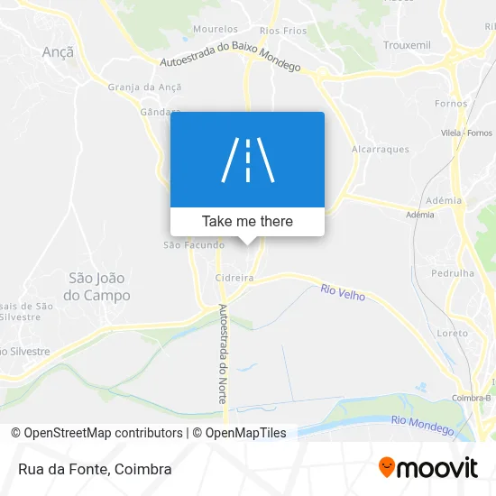 Rua da Fonte map