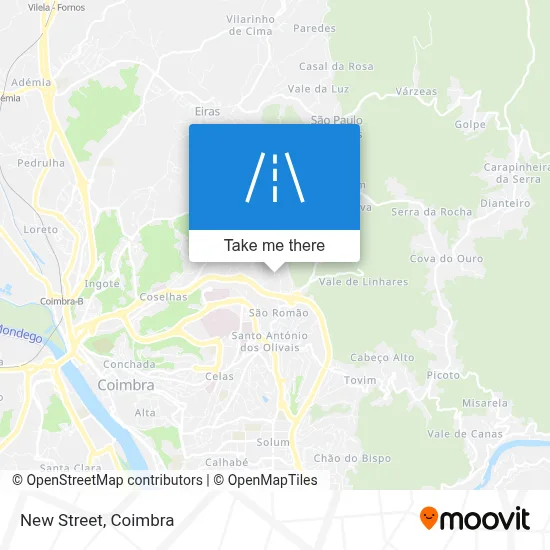 Rua Nova map