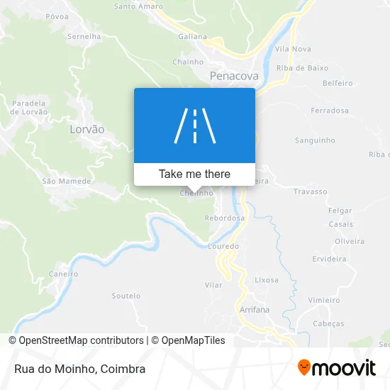 Rua do Moinho map