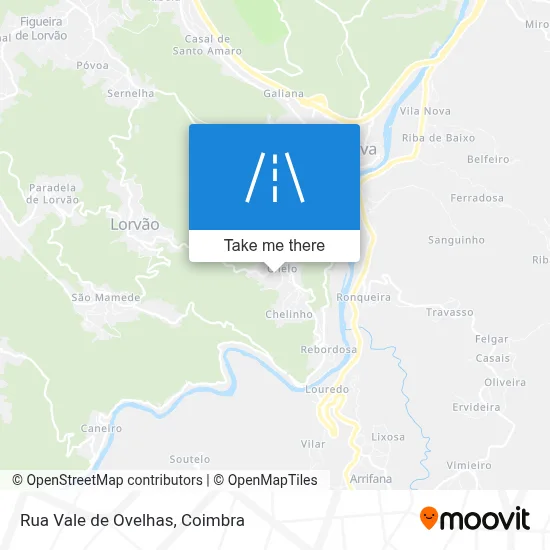 Rua Vale de Ovelhas map