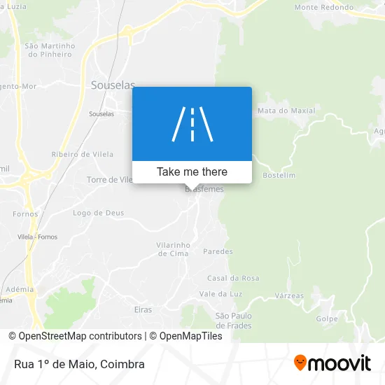 Rua 1º de Maio map