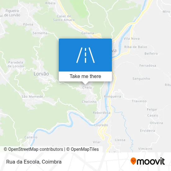 Rua da Escola map