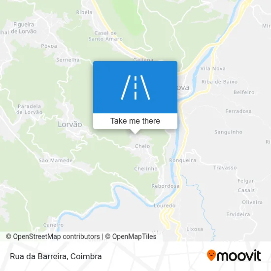 Rua da Barreira map