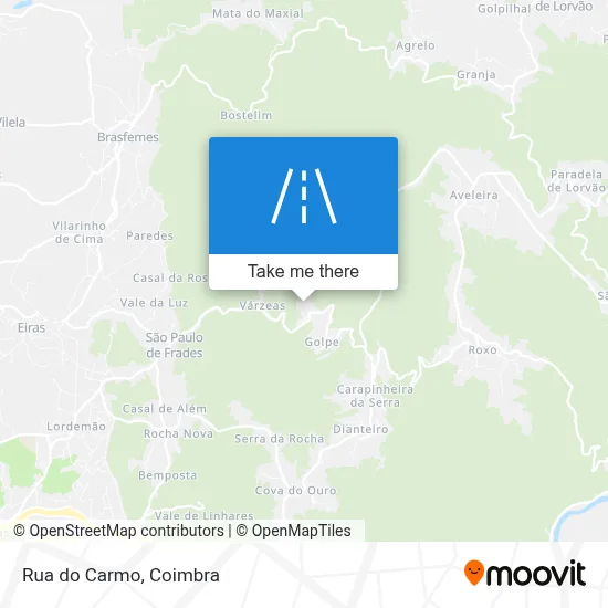 Rua do Carmo map