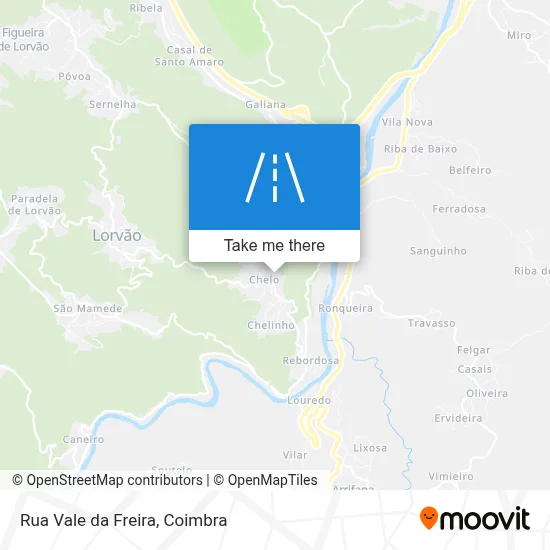 Rua Vale da Freira map