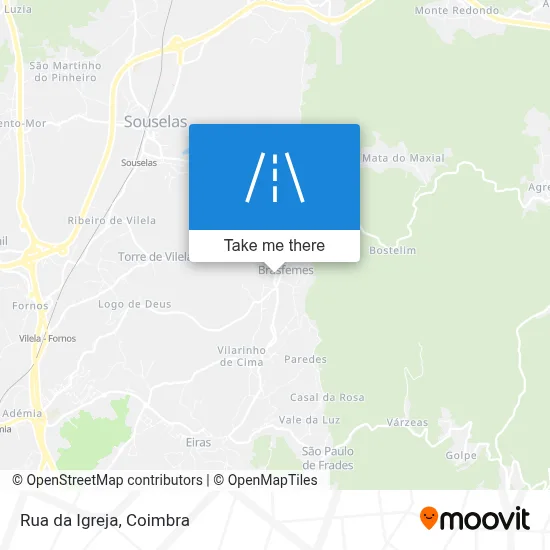 Rua da Igreja map