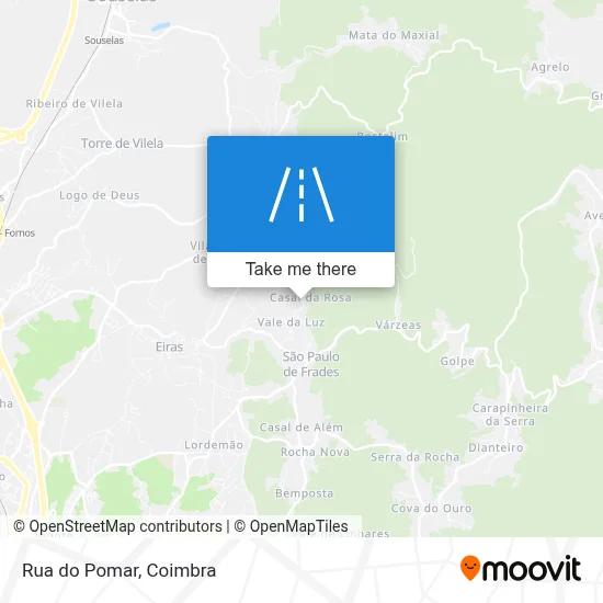 Rua do Pomar map