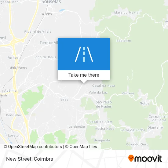 Rua Nova map