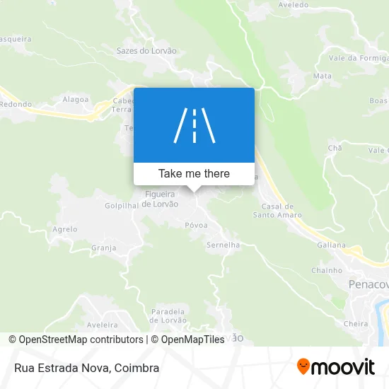 Rua Estrada Nova map