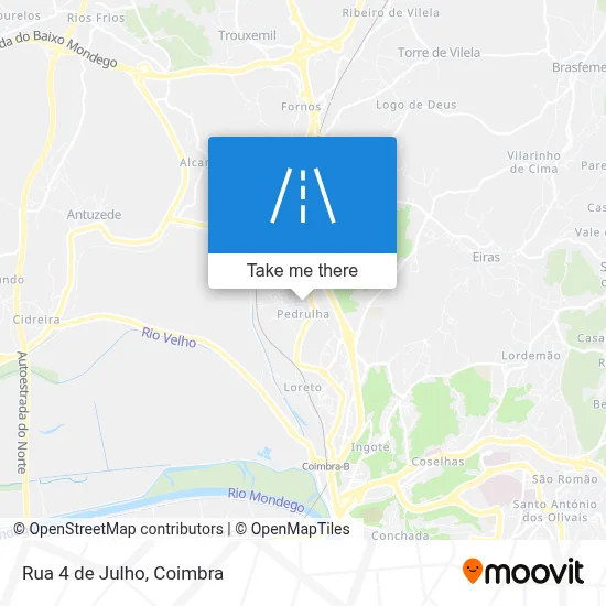 Rua 4 de Julho map