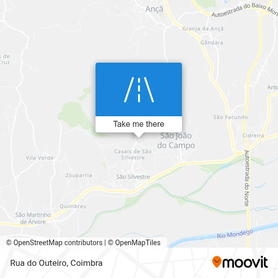 Rua do Outeiro map