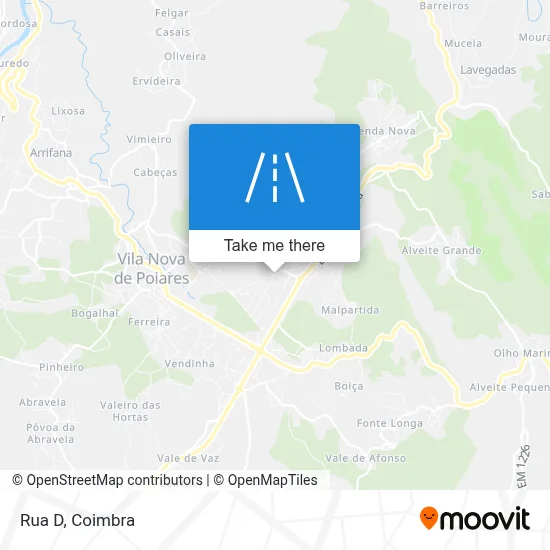 Rua D map