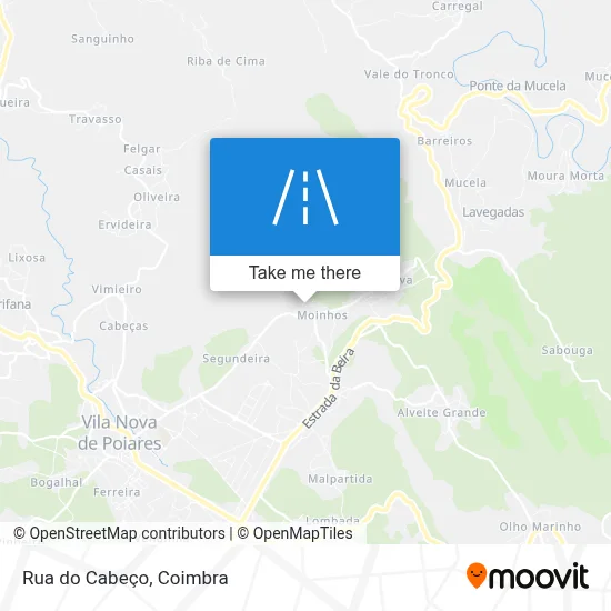 Rua do Cabeço map