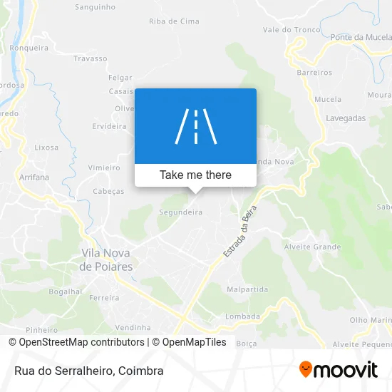 Rua do Serralheiro map