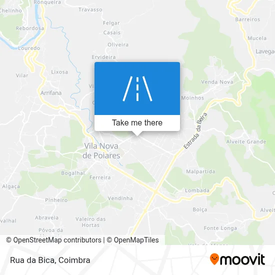 Rua da Bica map