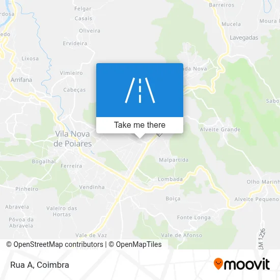 Rua A map