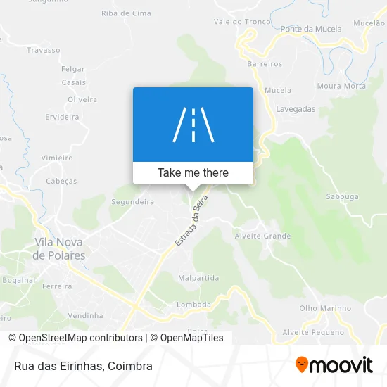 Rua das Eirinhas map