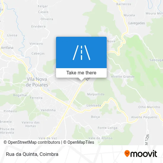 Rua da Quinta map