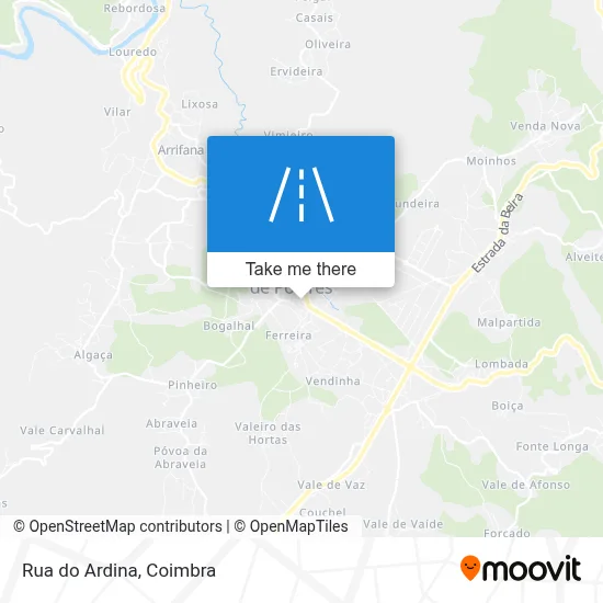 Rua do Ardina map