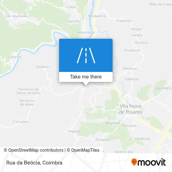 Rua da Beócia map