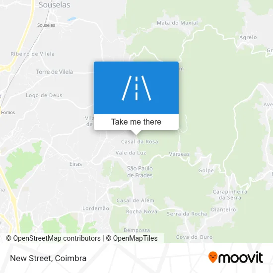 Rua Nova map