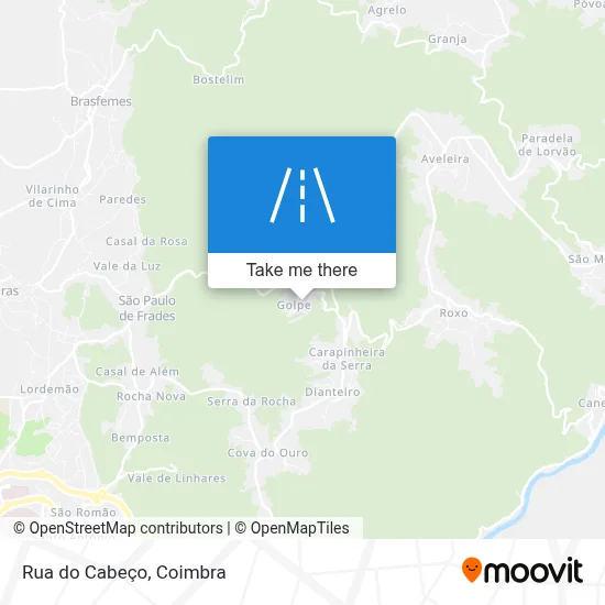 Rua do Cabeço map