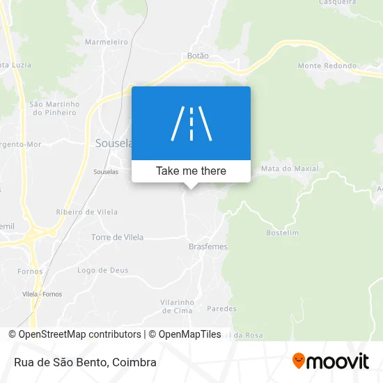 Rua de São Bento map