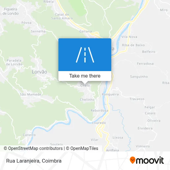 Rua Laranjeira map