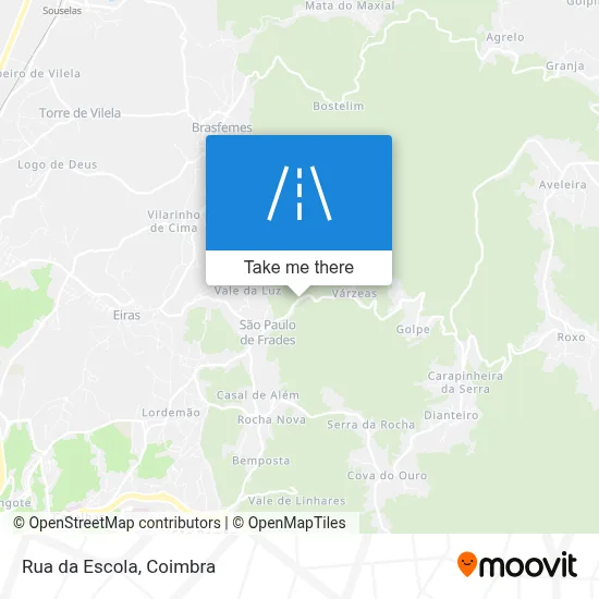 Rua da Escola map
