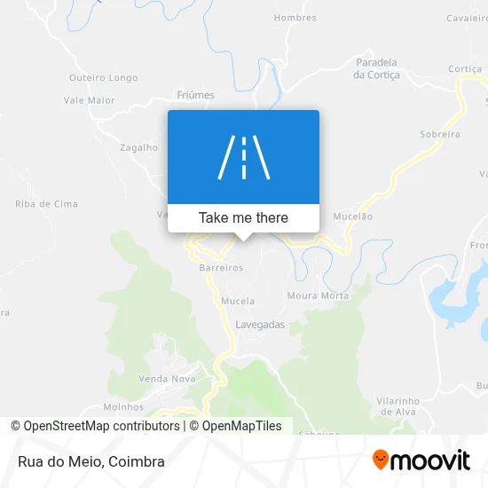 Rua do Meio map