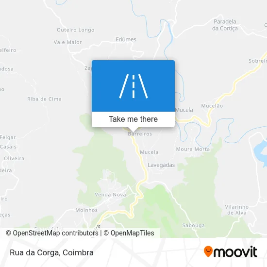 Rua da Corga map