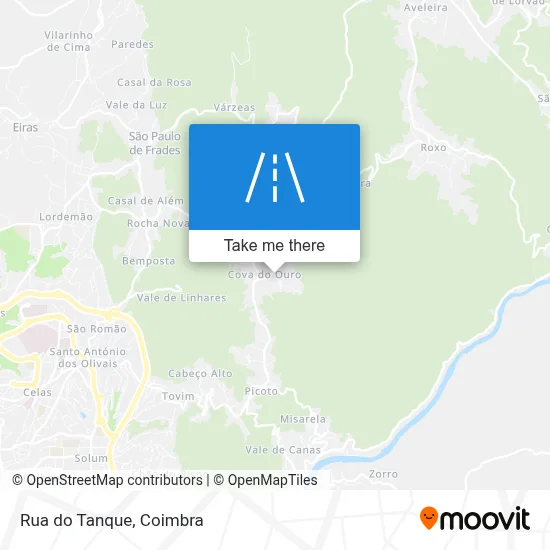 Rua do Tanque map