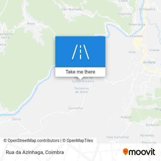 Rua da Azinhaga map