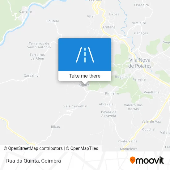 Rua da Quinta map