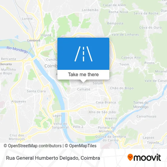 Rua General Humberto Delgado map
