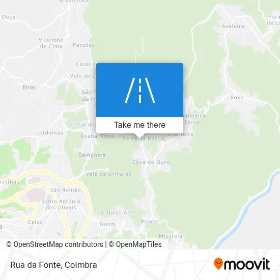 Rua da Fonte map