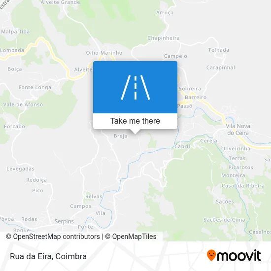 Rua da Eira map