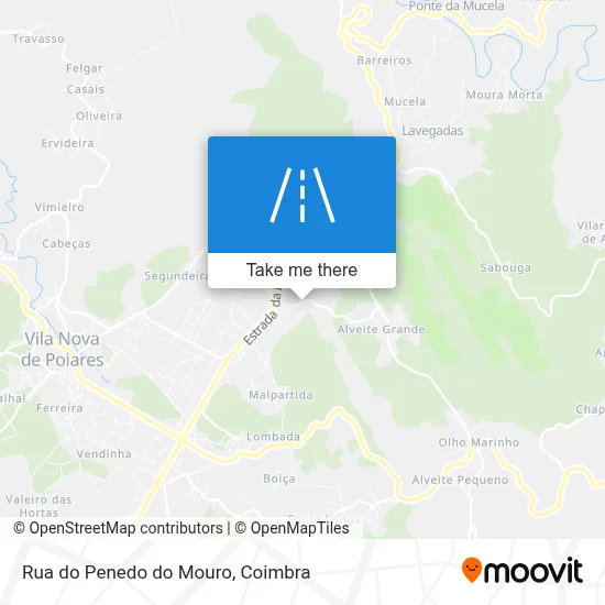 Rua do Penedo do Mouro map
