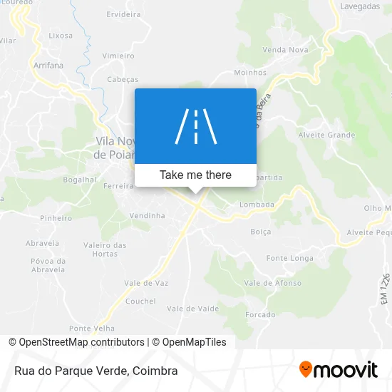 Rua do Parque Verde map